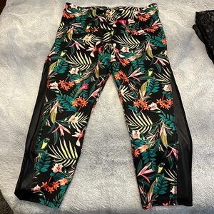 Active wear leggings from Old Navy with a beautiful flower print